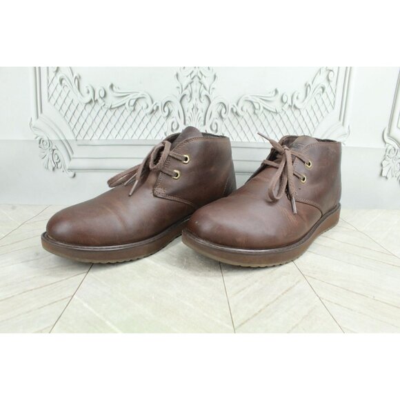 LL Bean Stonington Chukka Boots Water Resistant Leather Brown 8.5 W main image 7